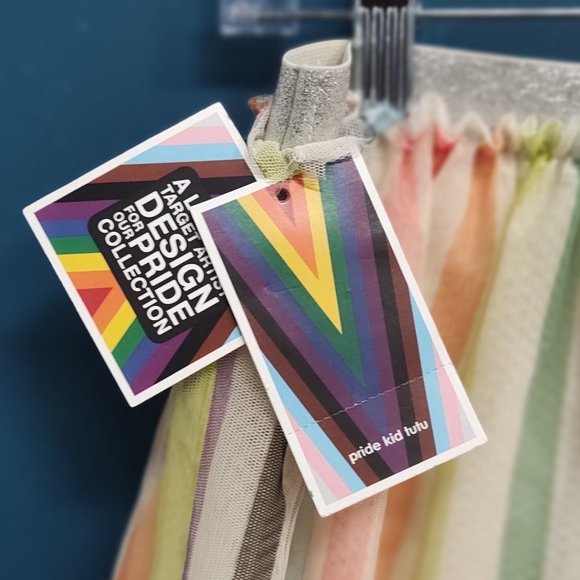 Toddler Pride Tutu - Rainbow Striped - Picture 3 of 4